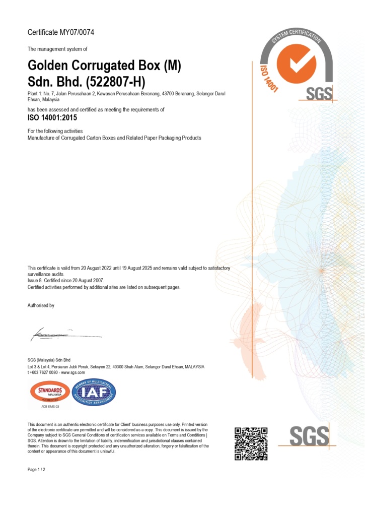 iso 14001 2015 certificate (period 20 aug 2022 19 aug 2025) (dsm certificate final) page 0001