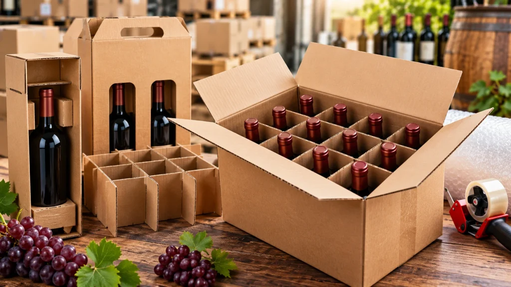 Corrugated Box for Wine Bottles